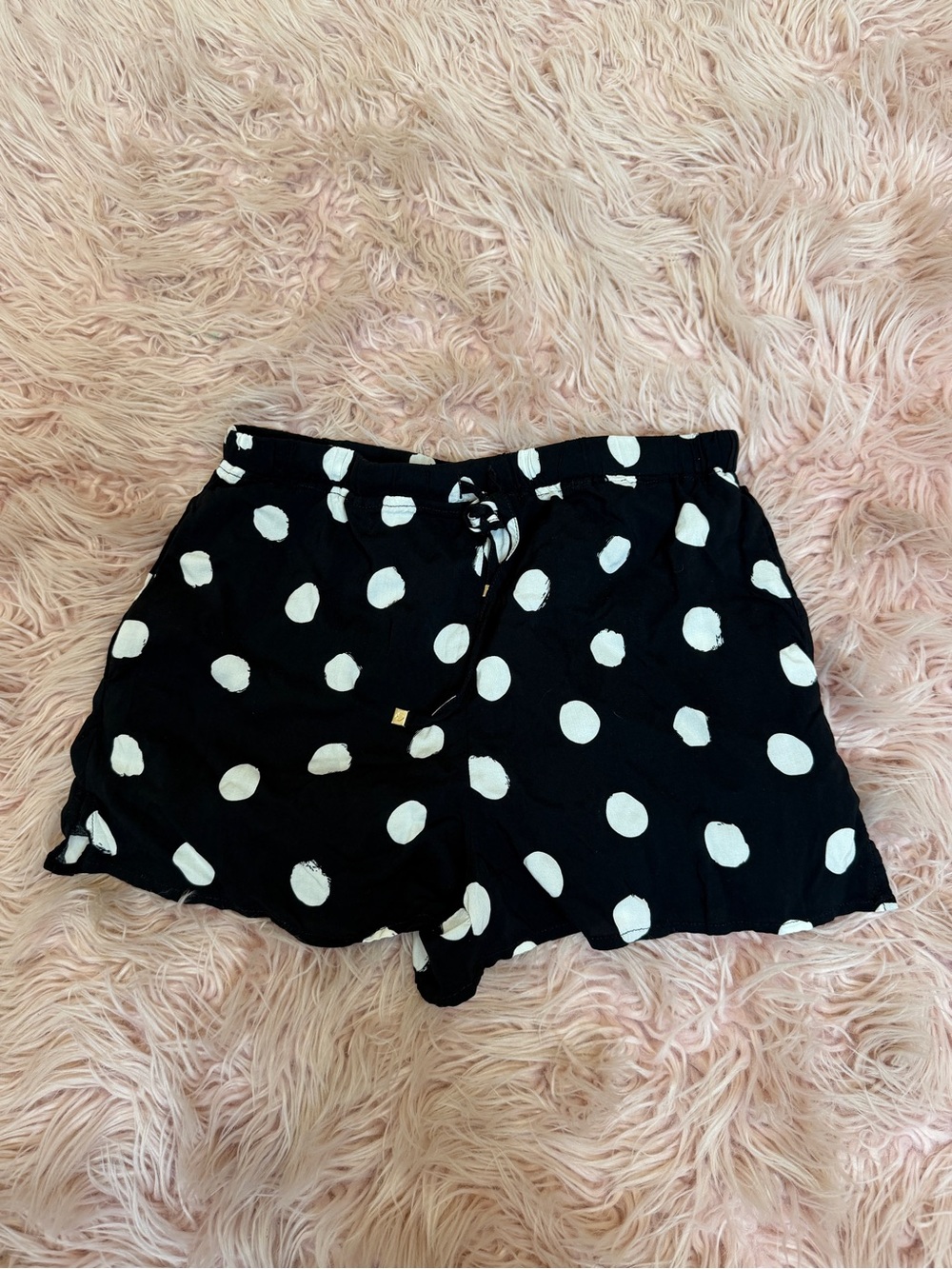 kate spade Black Polka Dot High-Waist Women's Shorts